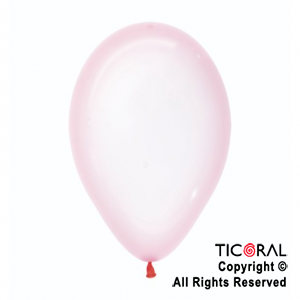 GLOBO S R12 CRISTAL PASTEL 309 ROSADO x 50